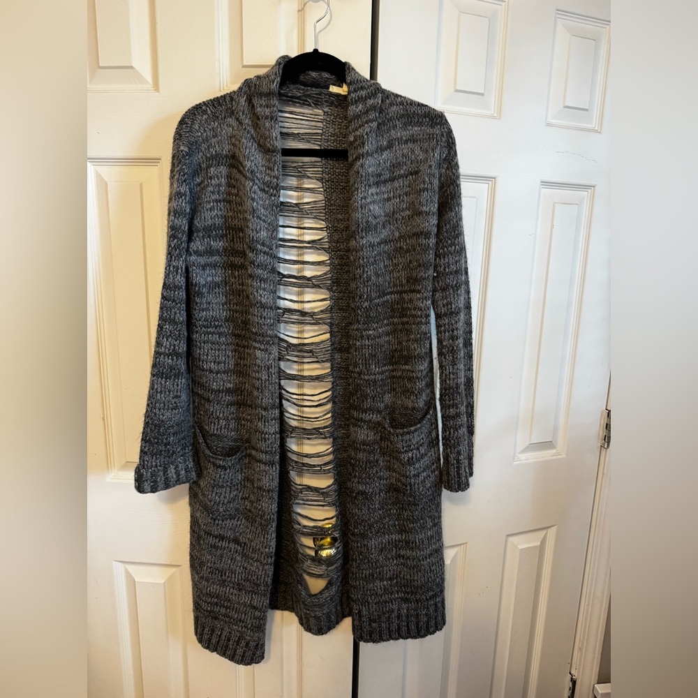 Hem & Thread Charcoal Gray Women's Cardigan